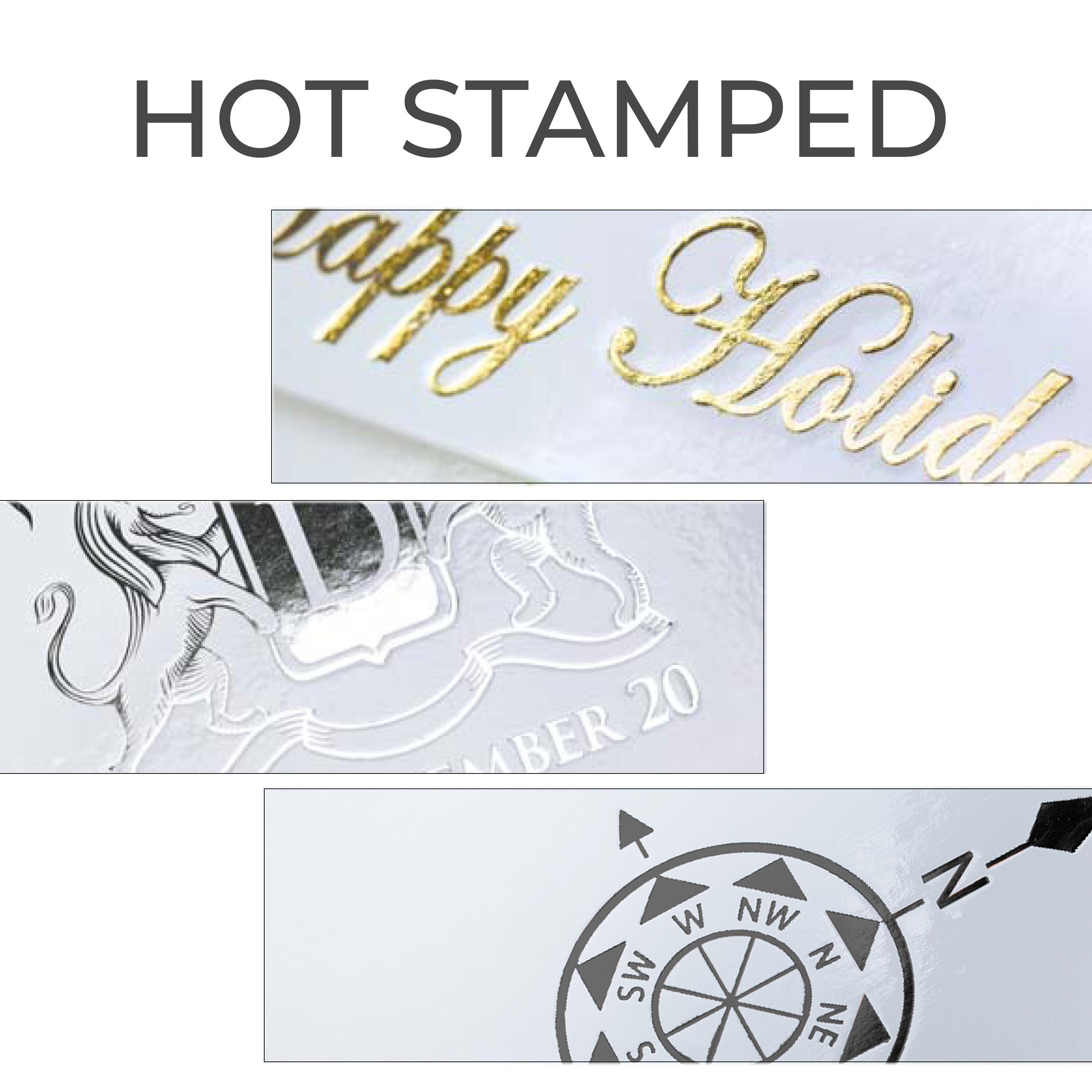 Hot Stamp 1-Color Print (50 pieces) - cecobox