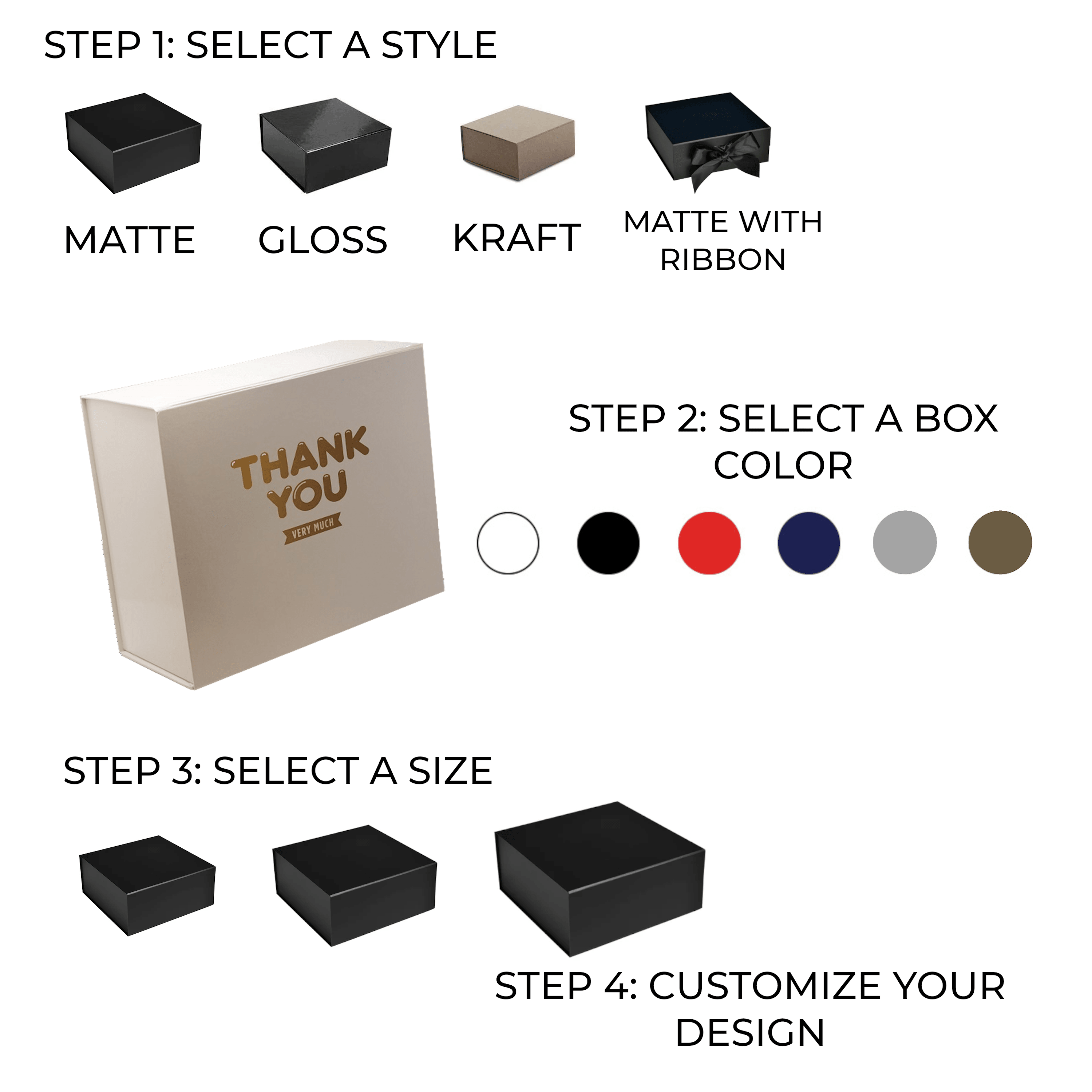 Hot Stamp 1-Color Print (50 pieces) - cecobox