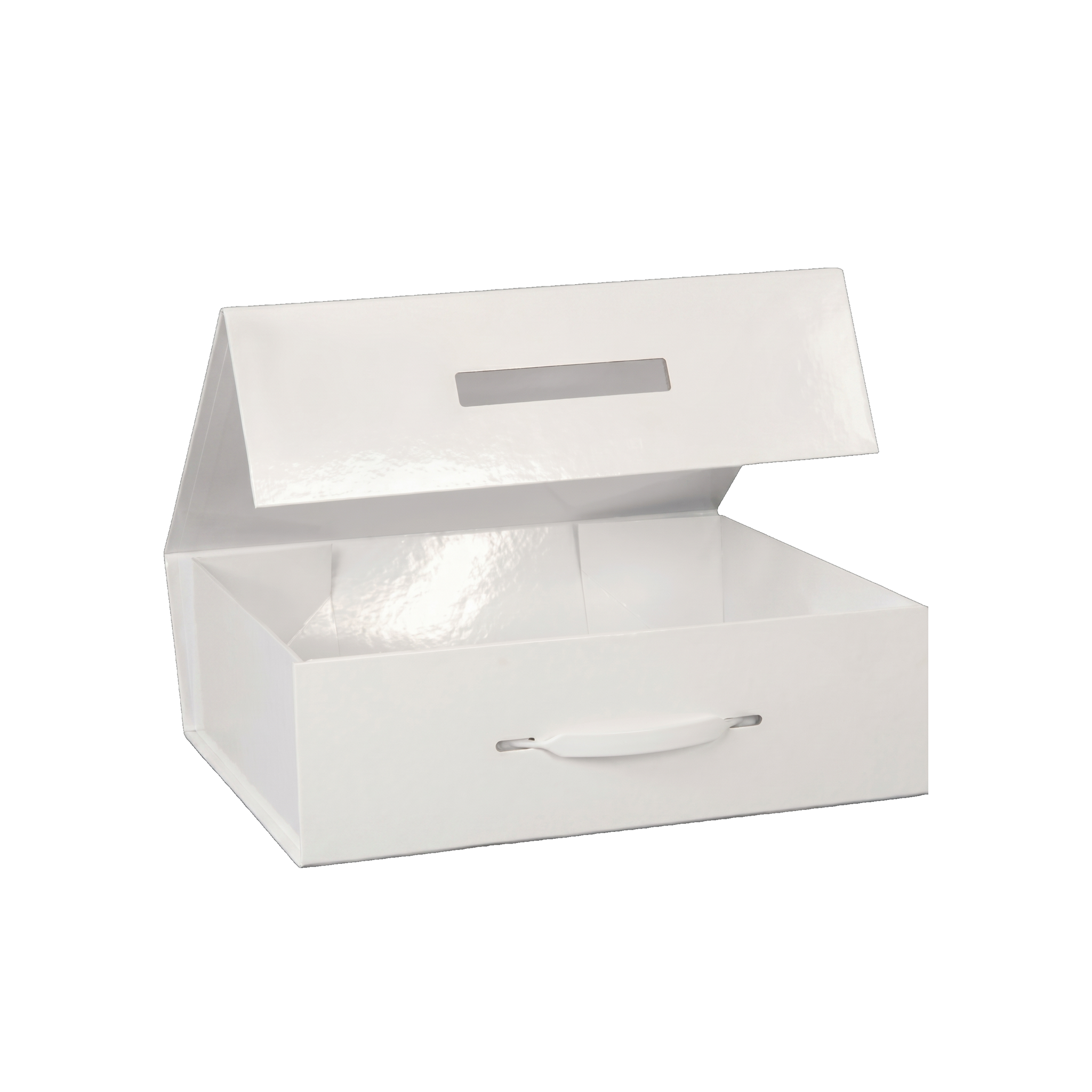 Glossy collapsible magnetic gift box 12.25 x 10.25 x 4.5 in - EZA3145