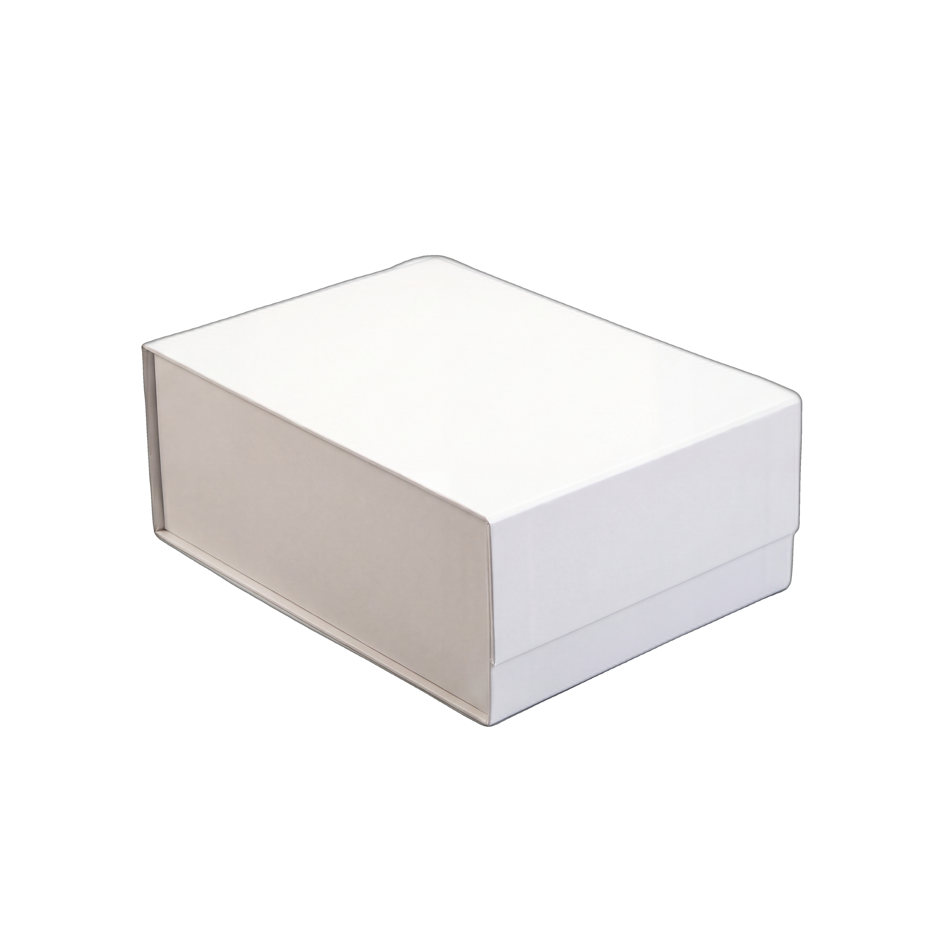 Matte white collapsible magnetic gift box 8 x 11.8 x 4.5 in - EZA7008